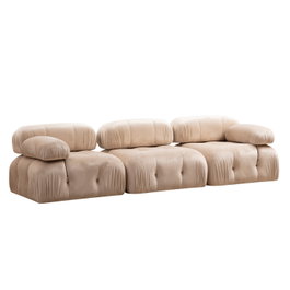 Atelier Del Sofa Bubble 3 Seater Velvet Crema